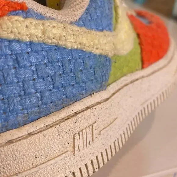 Nike Air Force 1 LV8 Next Nature GS Hemp‎ DV2193-400 Streetwear Athletic Sporty - Picture 15 of 16